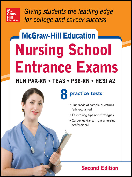 Title details for McGraw-Hills Nursing School Entrance Exams by Thomas A. Evangelist - Available
